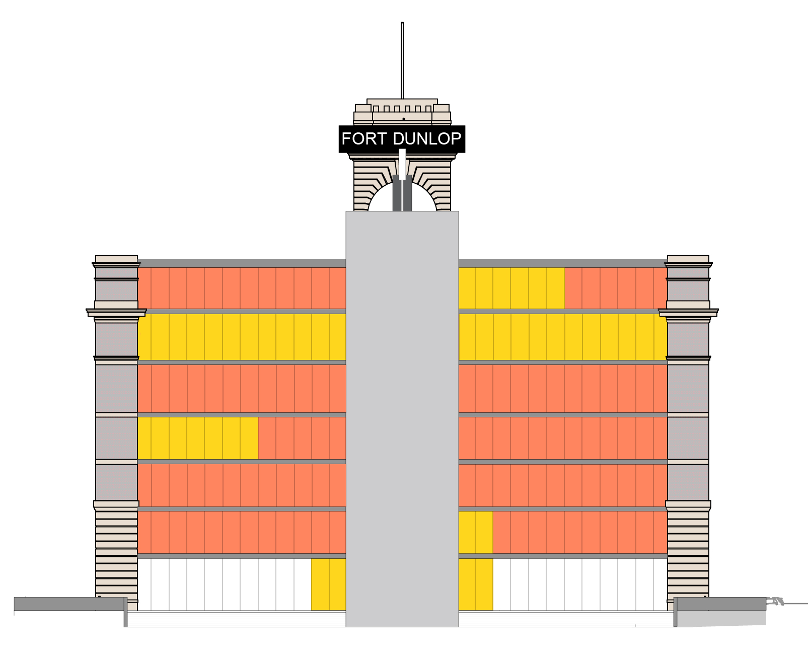 Fort Dunlop Map